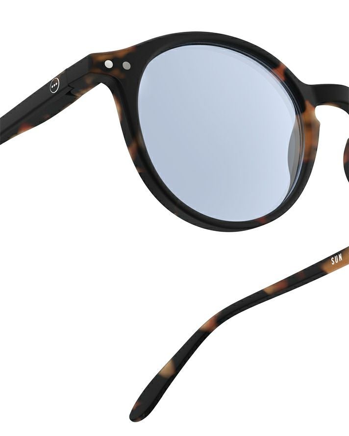 SUN LIGHTCOLOR #DTortoise(Light blue lenses)