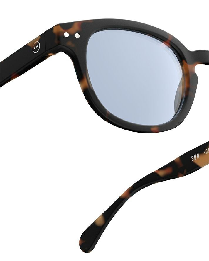SUN LIGHTCOLOR #CTortoise(Light blue lenses)