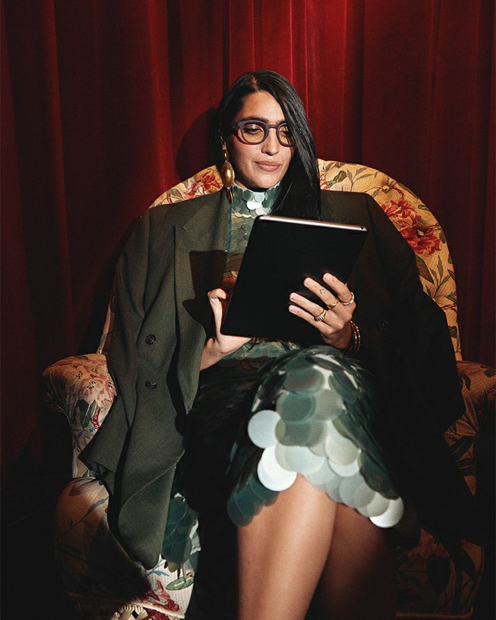 VELVETCLUBSCREEN#CViolet Scarf