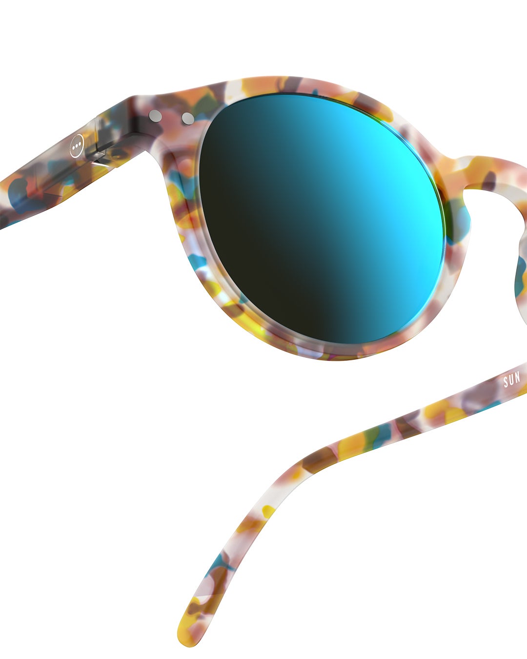 SUN #HBlue Tortoise(Mirror Lenses)