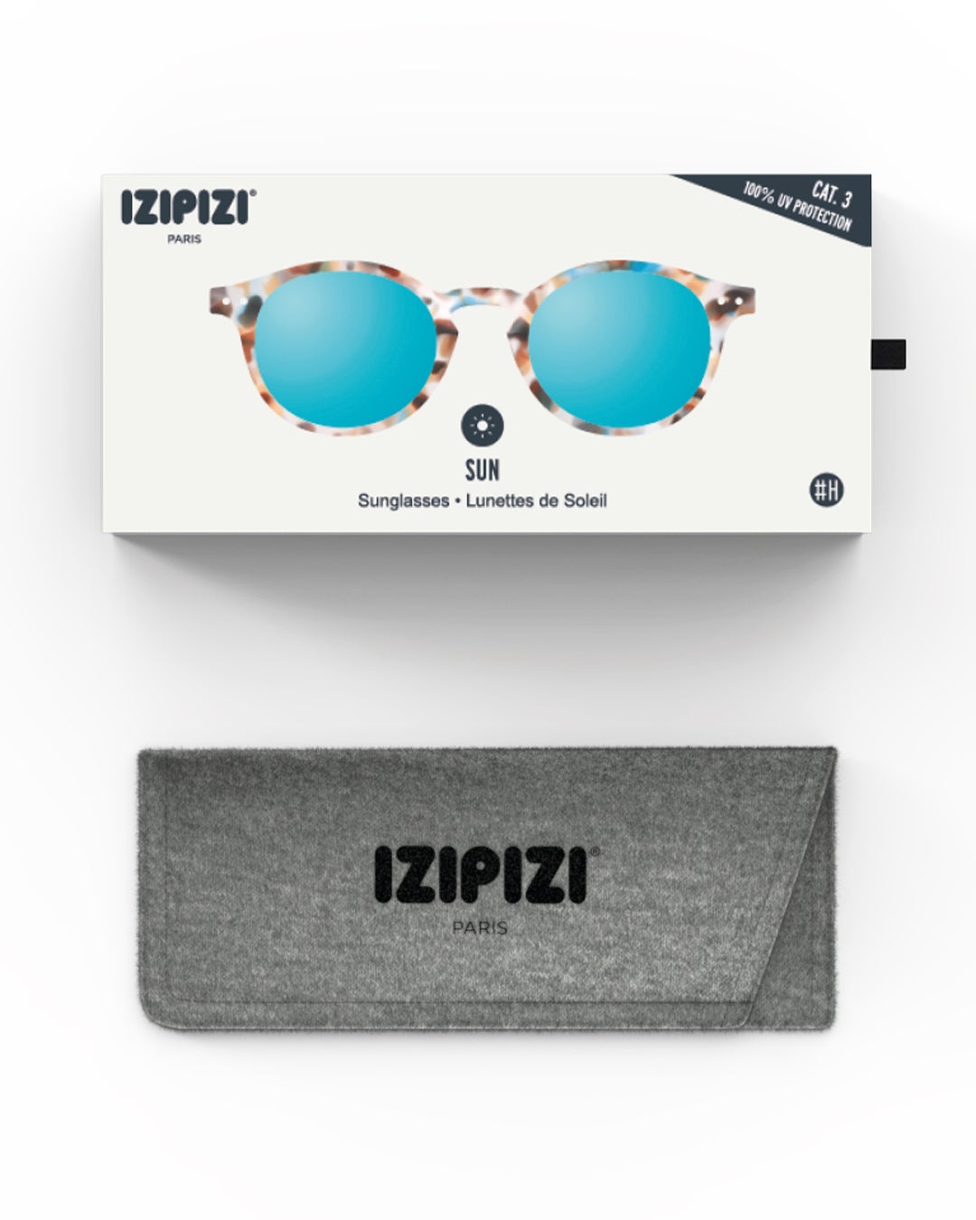 SUN #HBlue Tortoise(Mirror Lenses)