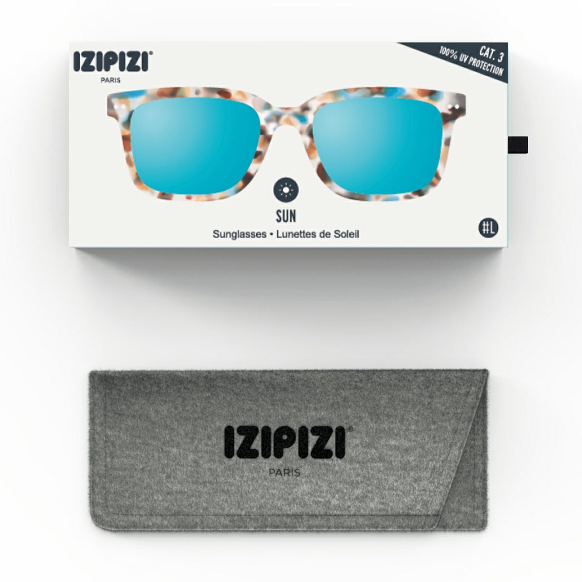 SUN #LBlue Tortoise(Mirror Lenses)