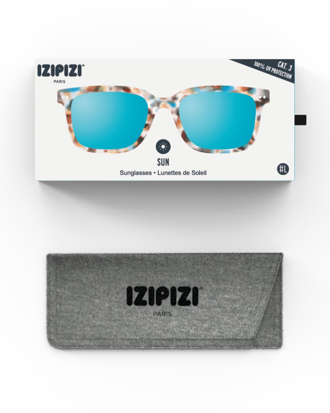 SUN #LBlue Tortoise(Mirror Lenses)