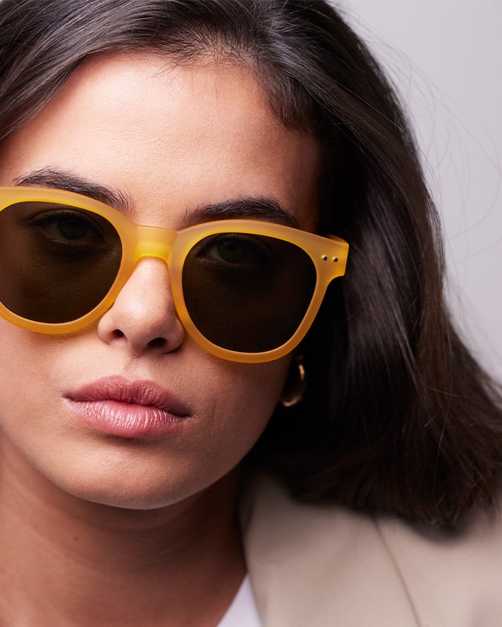 SUN #NYellow Honey(Green Lenses)