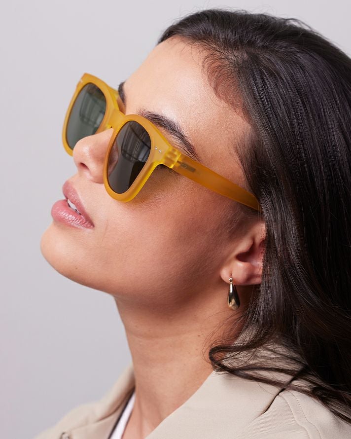 SUN #NYellow Honey(Green Lenses)