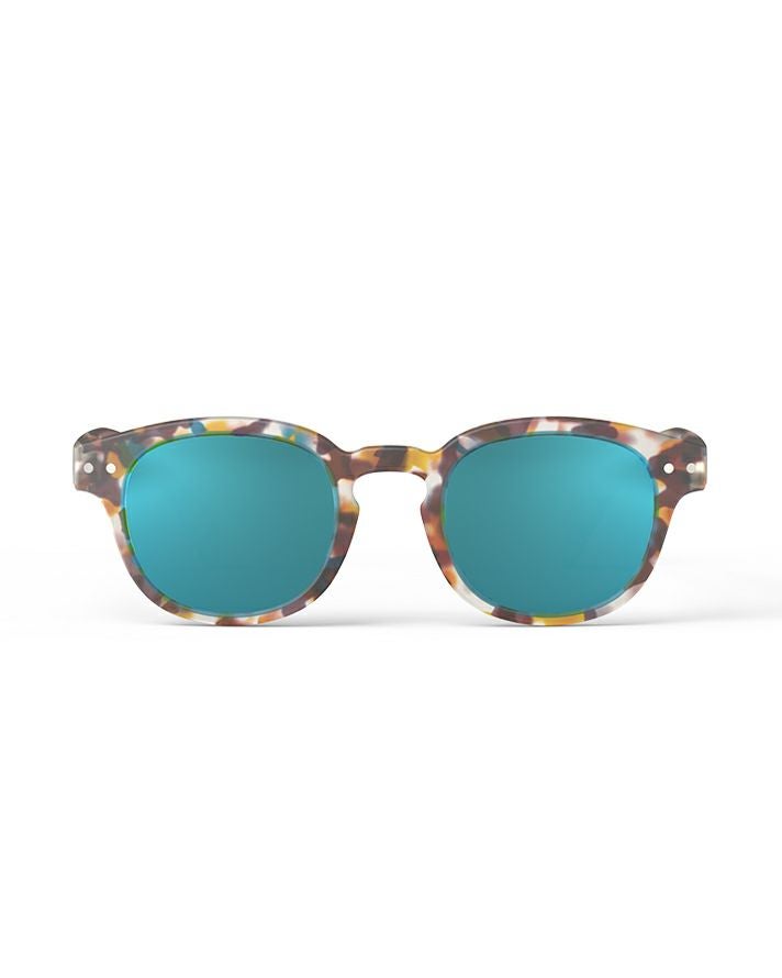 JUNIOR SUN#ｃblue tortoise(mirror lenses)