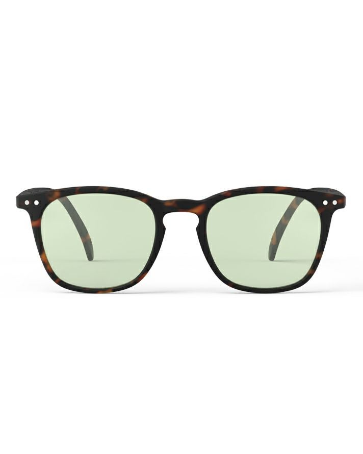 SUN LIGHTCOLOR #ETortoise(Light green lenses)