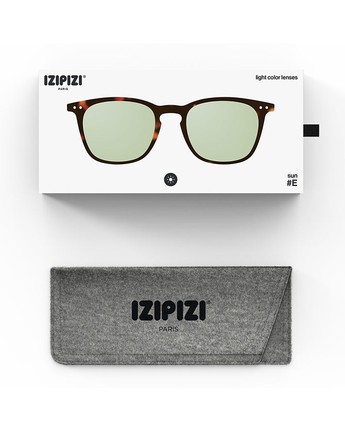 SUN LIGHTCOLOR #ETortoise(Light green lenses)