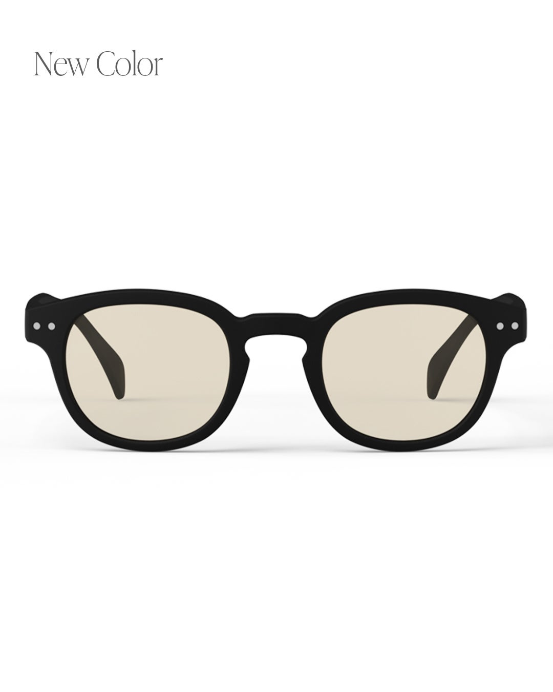 SUN LIGHTCOLOR #EBlack(Light gray lenses) | IZIPIZI ONLINE STORE