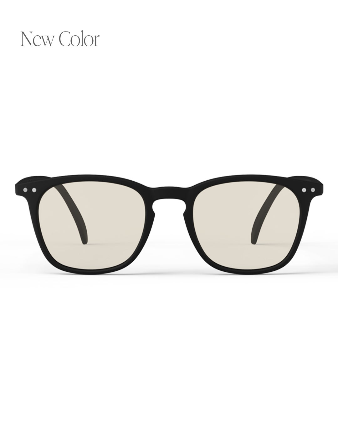 SUN LIGHTCOLOR #EBlack(Light gray lenses) | IZIPIZI ONLINE STORE