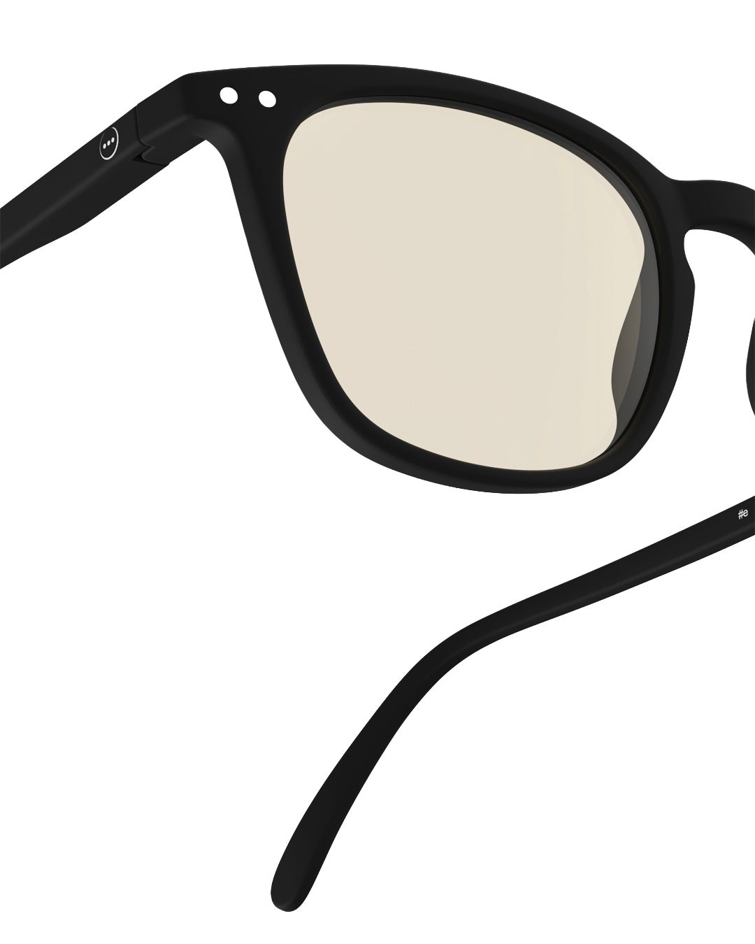 SUN LIGHTCOLOR #EBlack(Brown lenses)