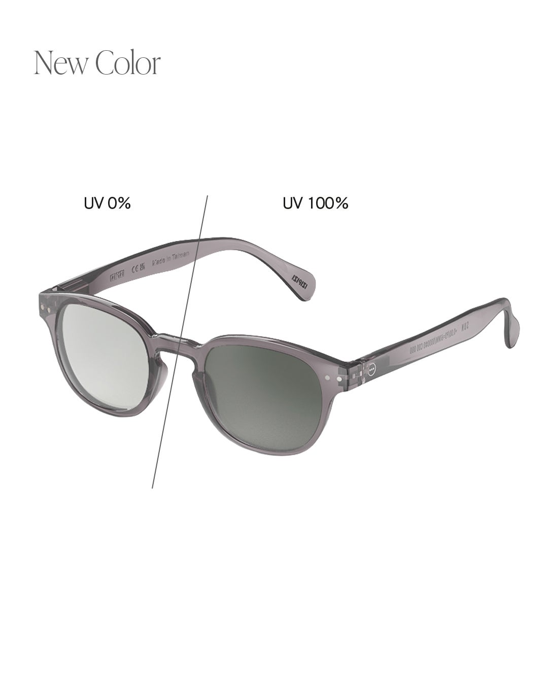 SUN LIGHT ADAPTIVE #CElectric gray | IZIPIZI ONLINE STORE